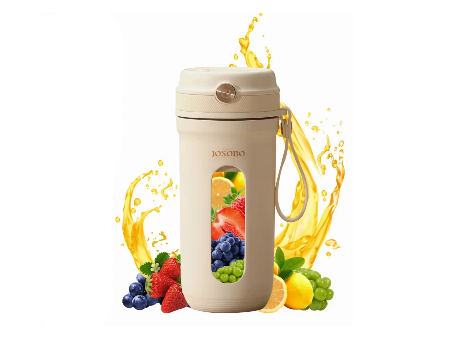 JOSOBO Handed Drinking Juicer – Portable Blender for On-the-Go Nutrition