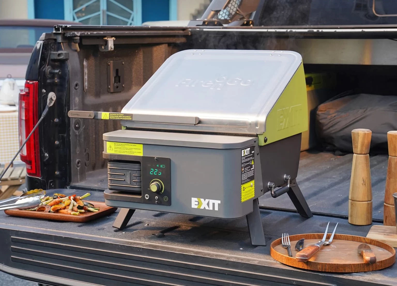 EXIT Fire’n’Go – The Ultimate Portable Pellet Grill for Outdoor Cooking