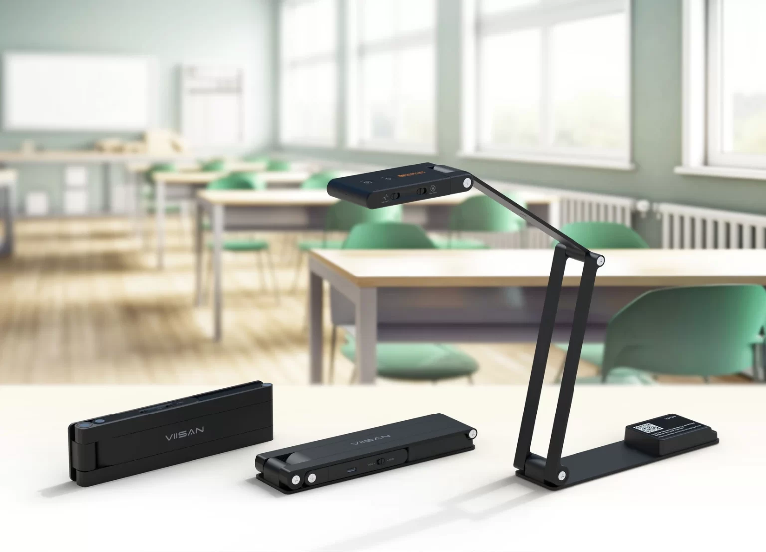 VIISAN VS13AI 4K  Portable Document Camera – for Teaching and Learning