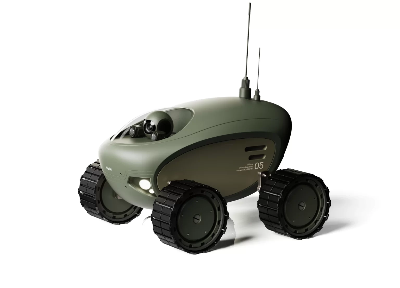 WARDEN – Military Grade Lawnmower for Mine Clearance Operations