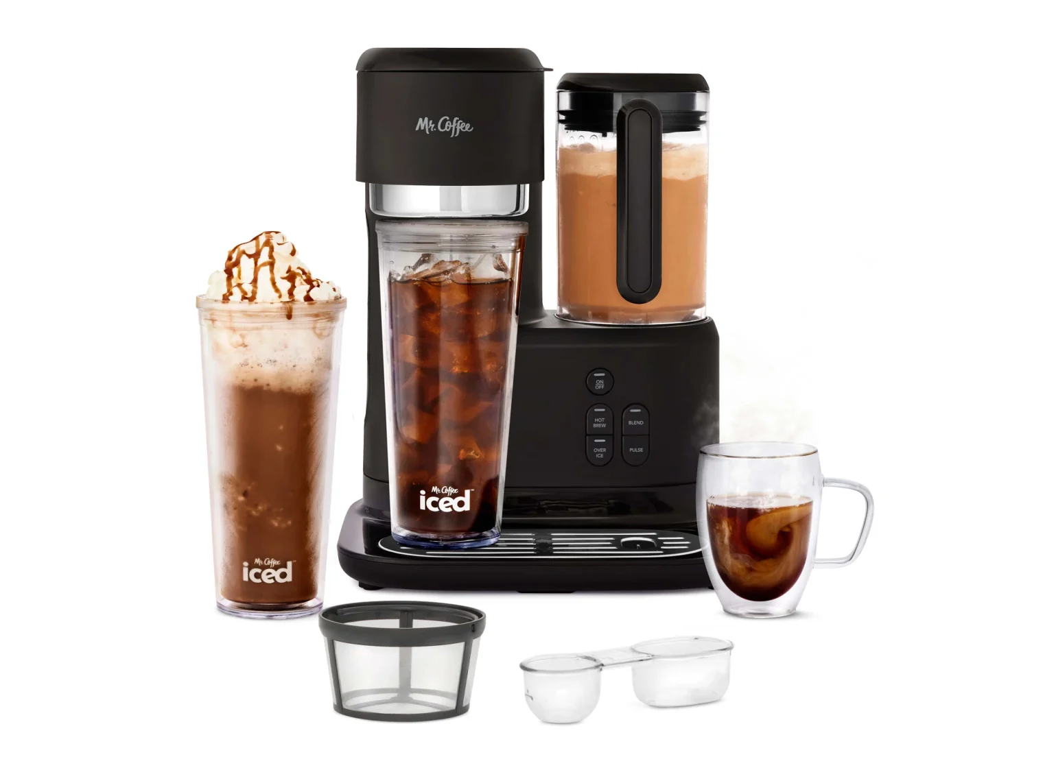 Mr. Coffee 3-in-1 Frappe, Iced, and Hot Coffee Maker – Brew Quality Drinks