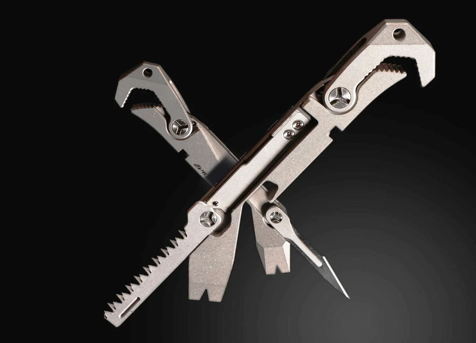 PICHI X2S: Grade 5 Titanium EDC Multi-Tool with Ratcheting Wrench