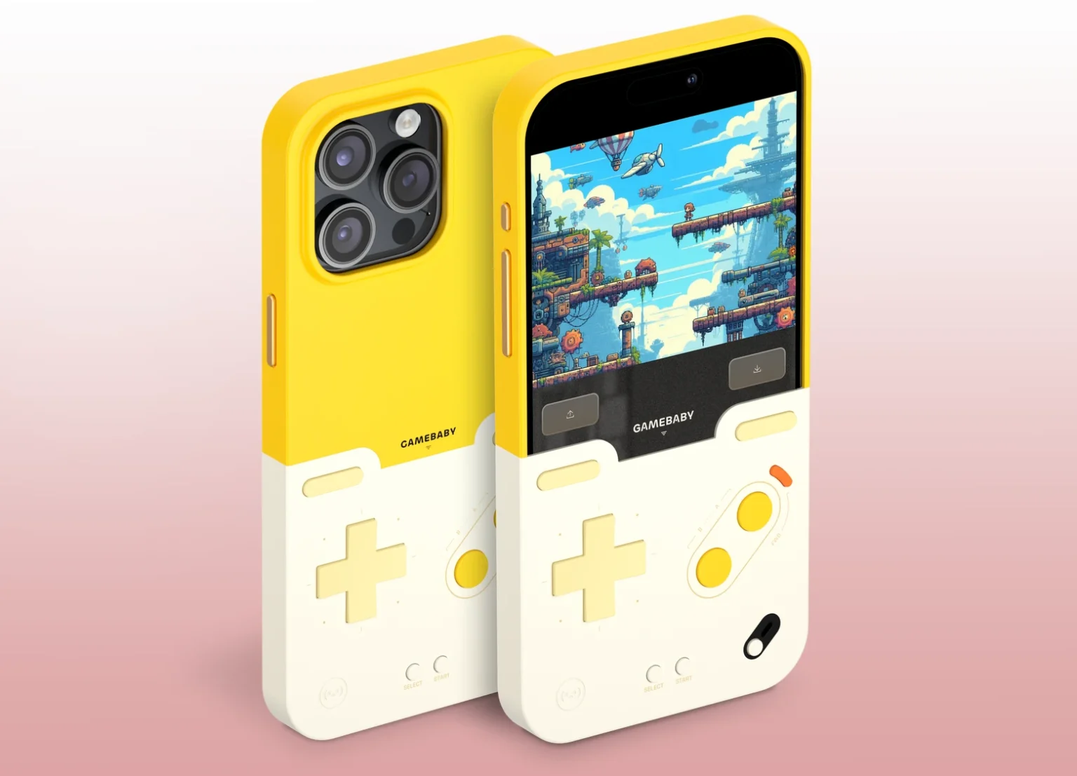 GAMEBABY Phone Armor: Gaming Case with Physical Buttons for iPhone